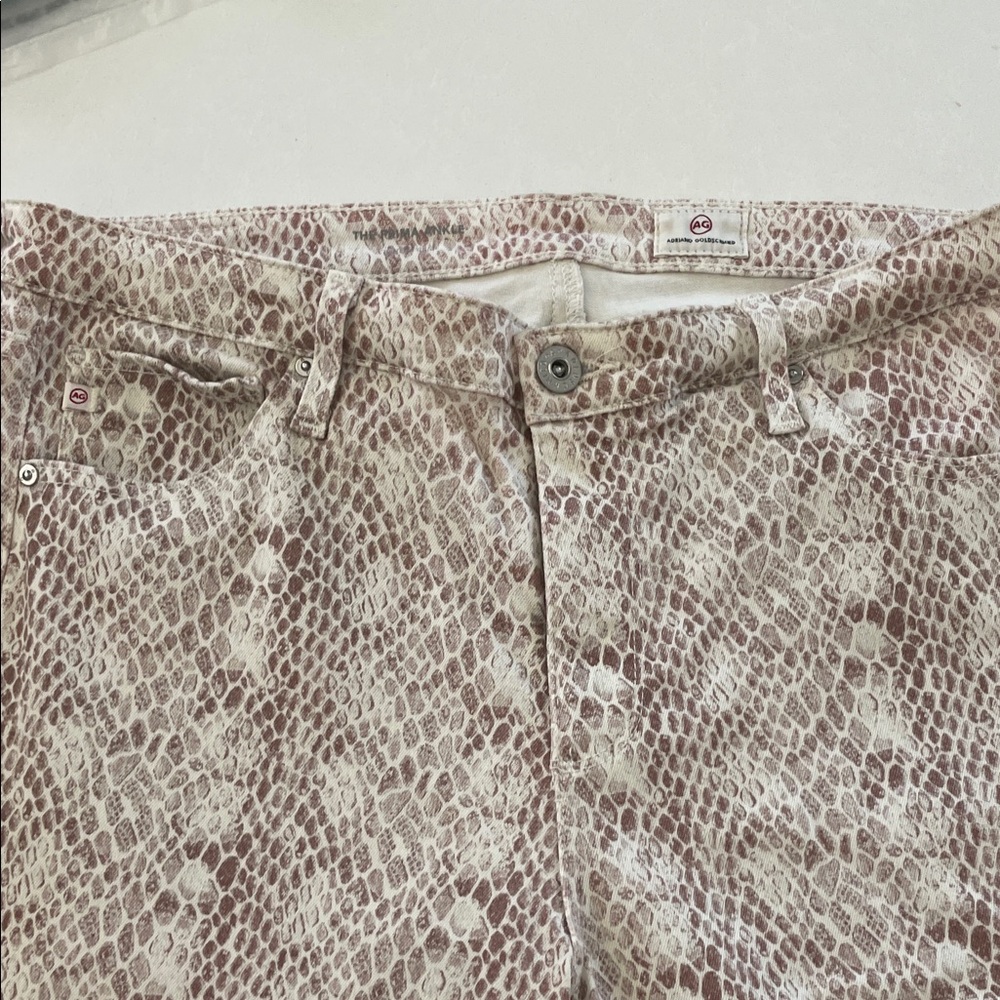 Chic Snake Print Trousers